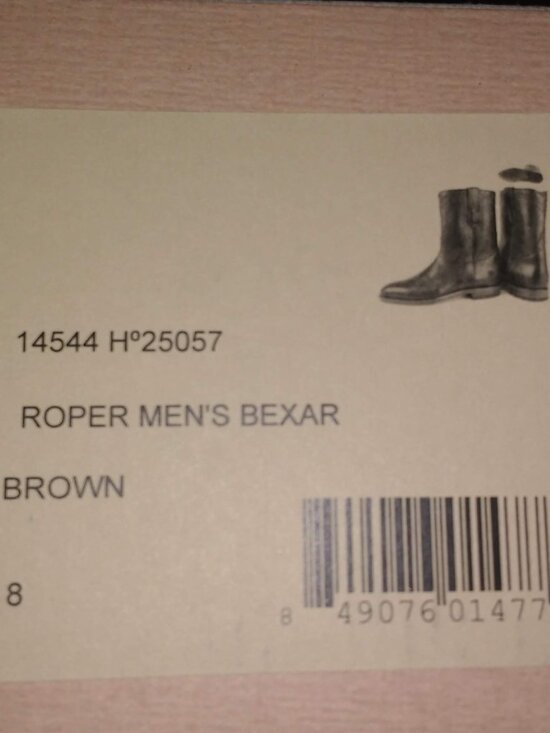 Ranch Road Leather Boots (never worn!) main image 6